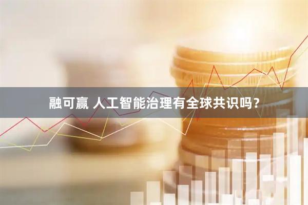 融可赢 人工智能治理有全球共识吗？