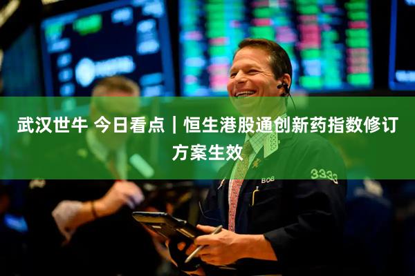武汉世牛 今日看点｜恒生港股通创新药指数修订方案生效